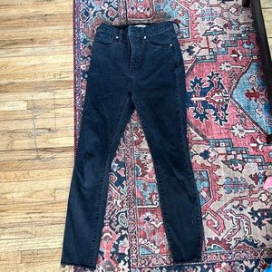 Black Skinny Madewell Jeans